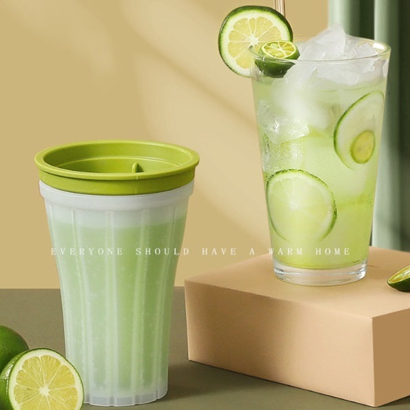 Robo Oops Ice Smoothie Maker Cooling Cup 150ml - Green