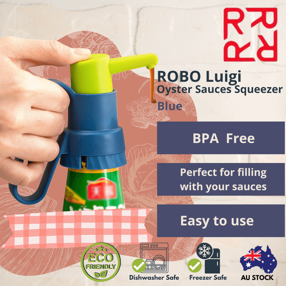 Robo Luigi Oyster Sauce Squeezer Sauces Dispenser Head - Blue