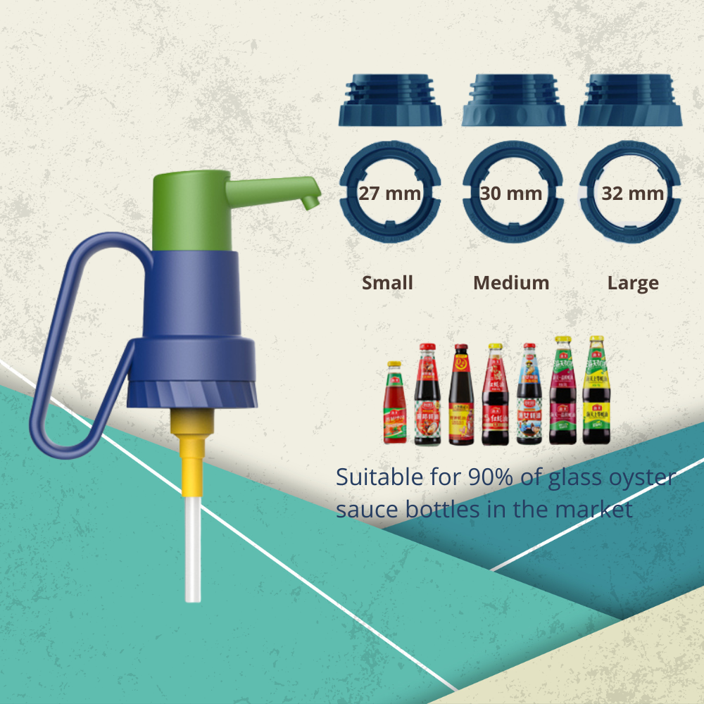 Robo Luigi Oyster Sauce Squeezer Sauces Dispenser Head - Blue
