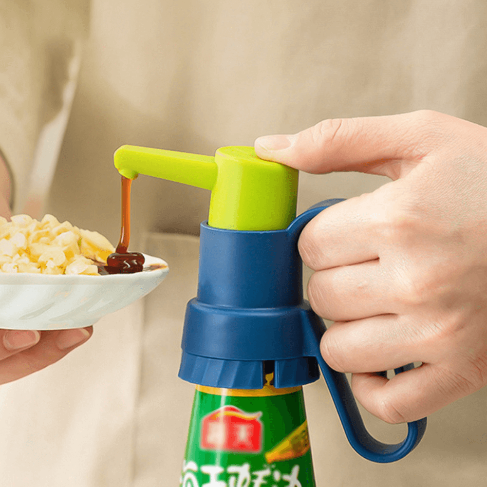 Robo Luigi Oyster Sauce Squeezer Sauces Dispenser Head - Blue