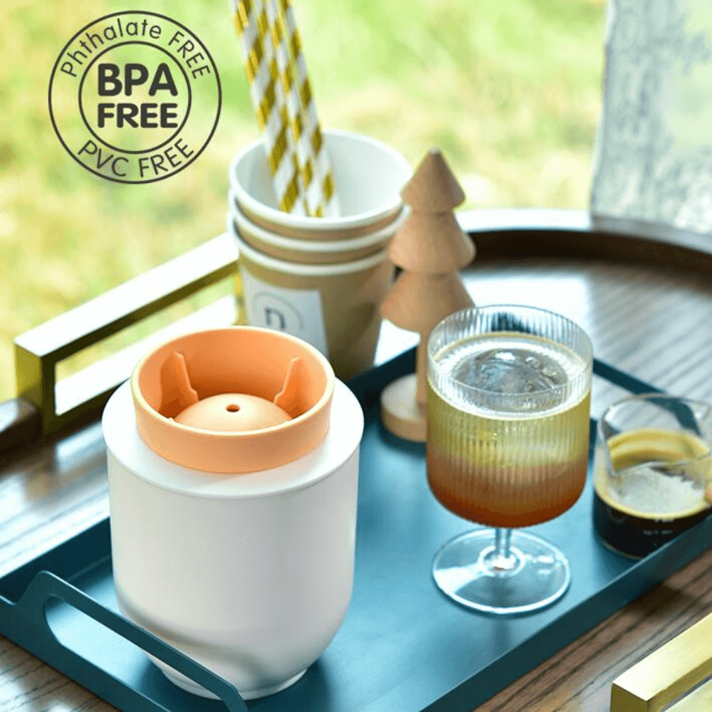 Robo King Ice Ball Maker Clear Whisky Ice Ball - Yellow