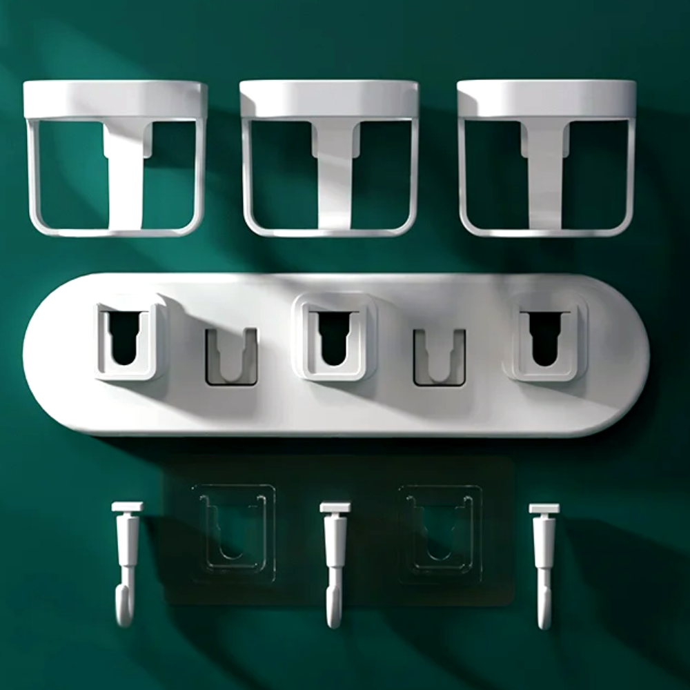 Robo Bossi Spice Wall Rack - White  With Wall Mouting