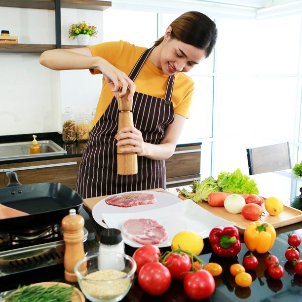 THRJ Round PE White Chopping Board 38*1.8cm