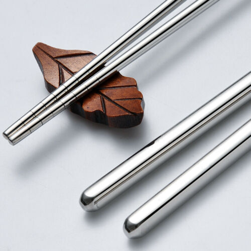 Yesjoy Round Stainless Steel Chopsticks 5 Pair X321A