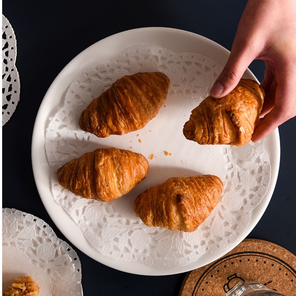 Fresh Life 40pcs 24*24cm Air Fryer Paper Heats Resistant Food Bake Oil Absorbing Paper