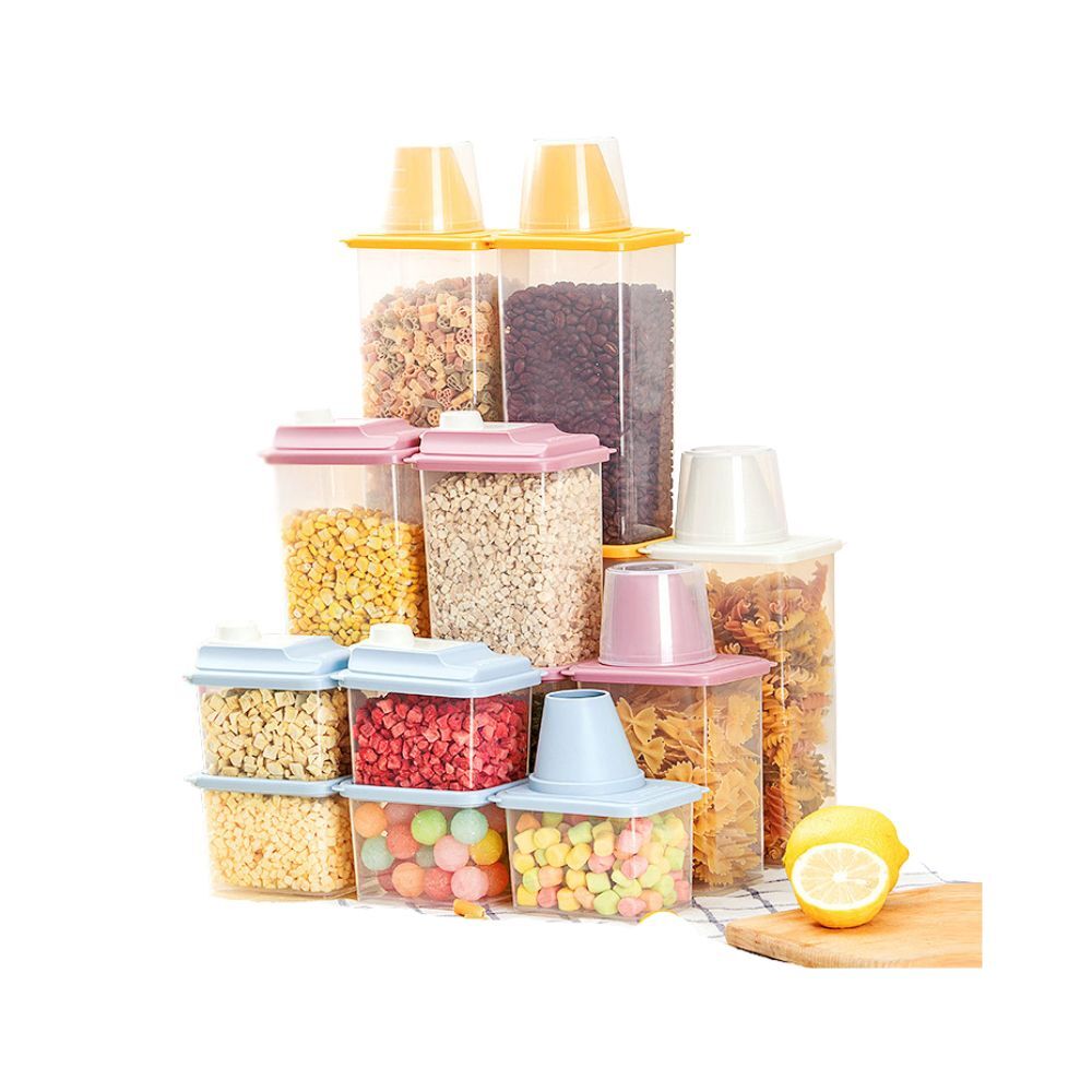 Robo Door Mini Container 9pc Set - Yellow