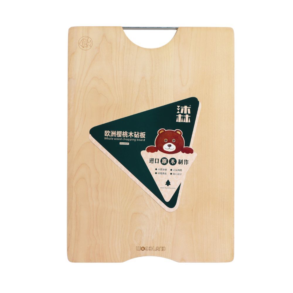 WoodLand European Cherry Wood Chopping Board 36*25*2.5cm BD0002