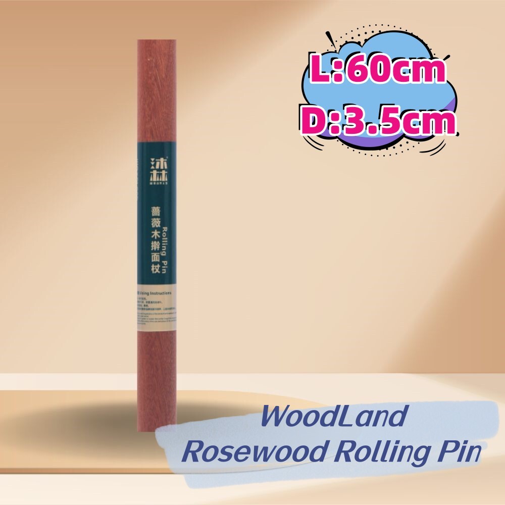 WoodLand Rosewood Rolling Pin 60*3.5cm PS0604