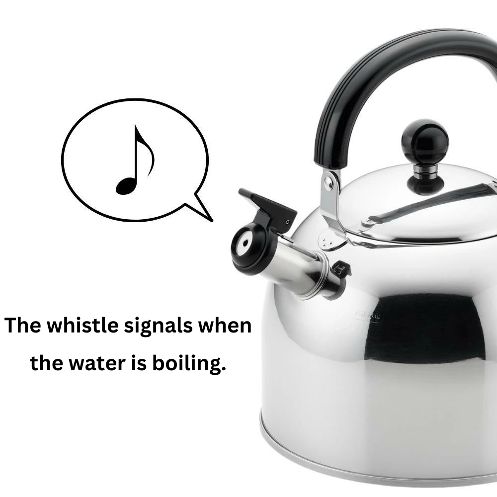 Yoshikawa Stainless Steel Whistling Kettle - 2.5L