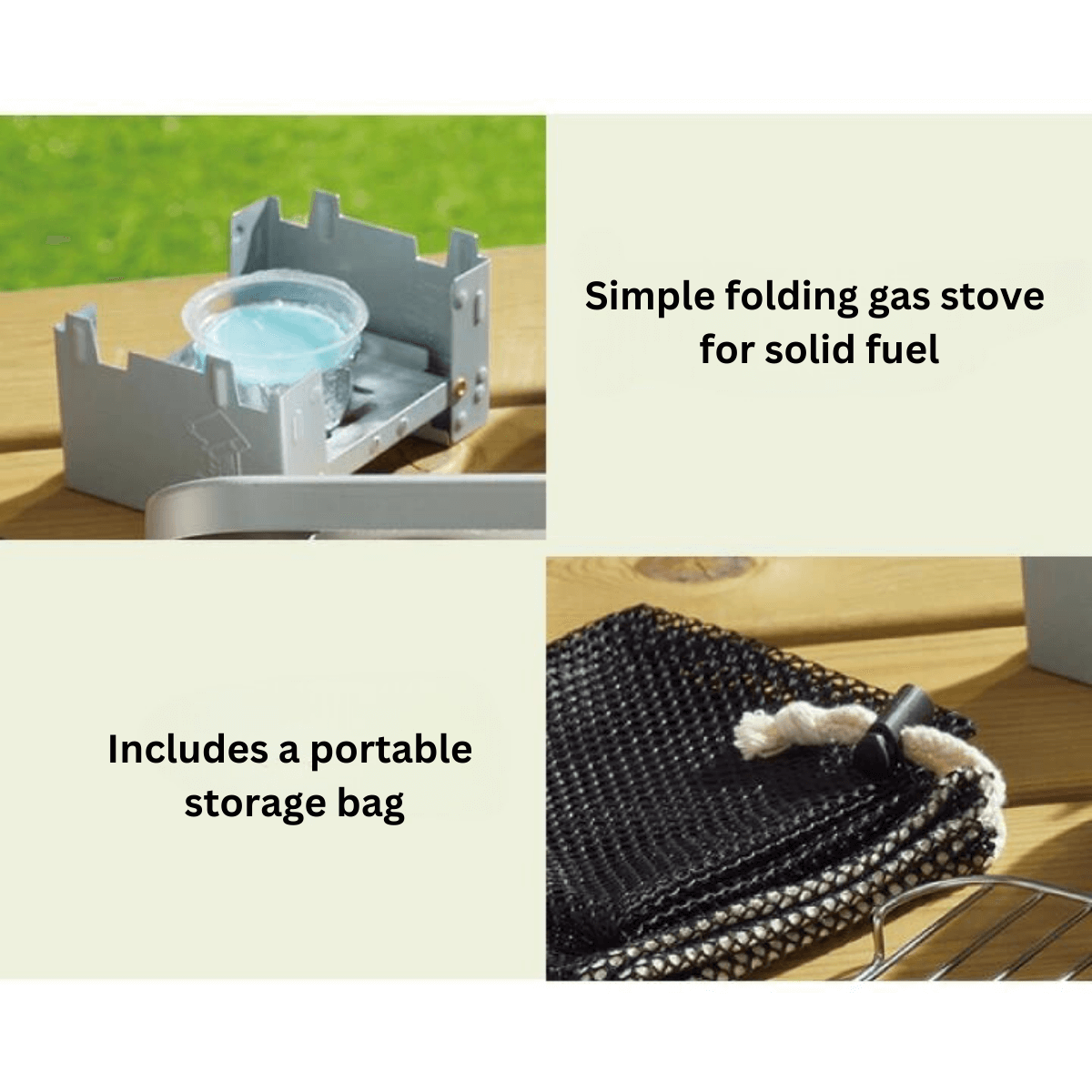 Tamahashi Catch Field Outdoor Camping 5P Set - Silver