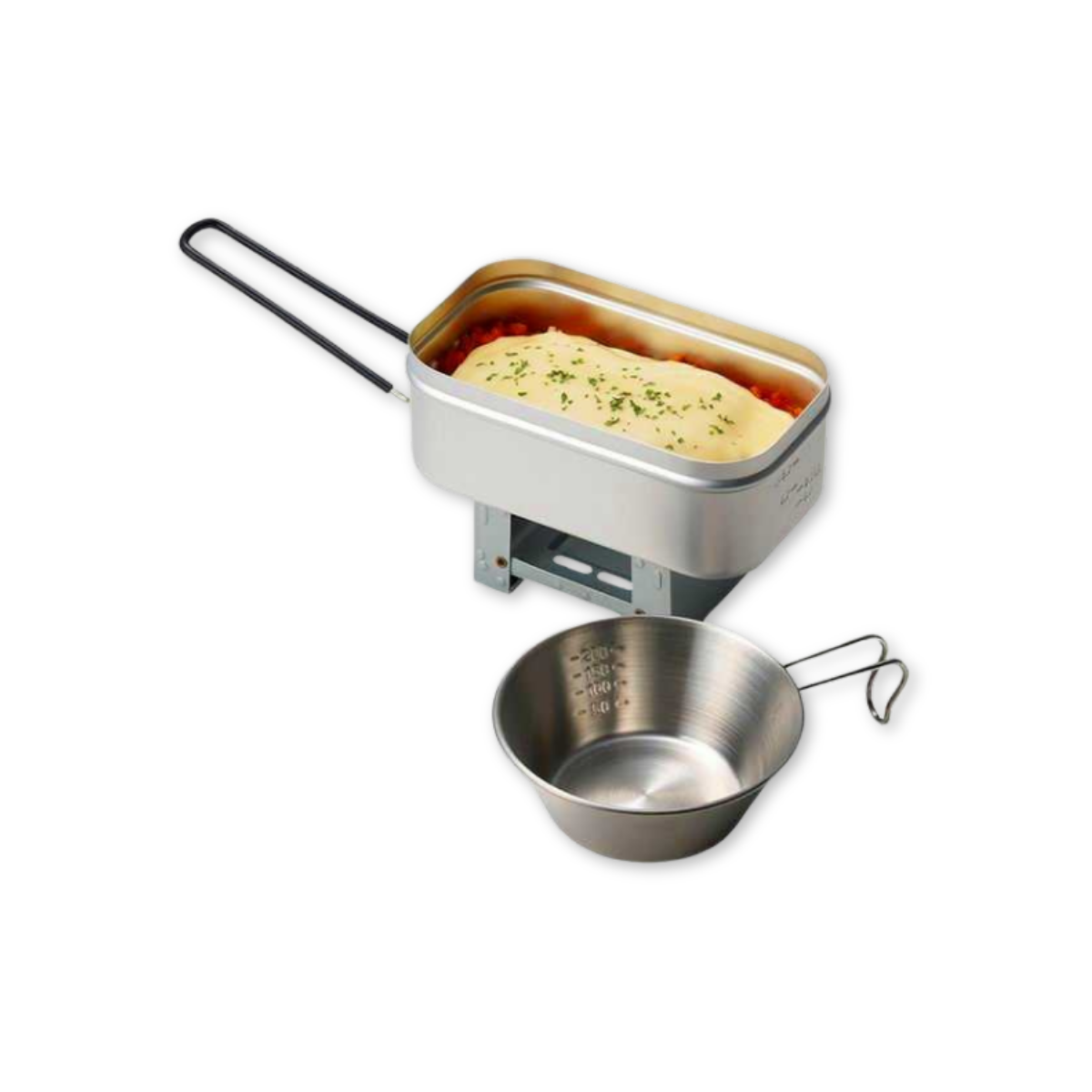 Tamahashi Catch Field Outdoor Camping 5P Set - Silver