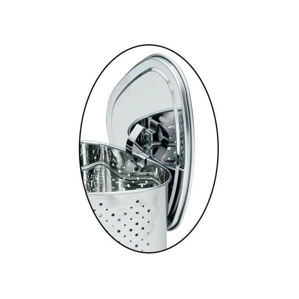 Tamahashi Antibacterial Stainless Steel Triangle Corner with Lid Big