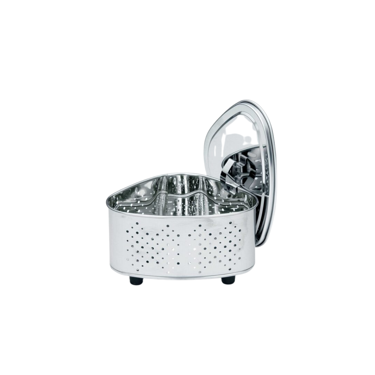 Tamahashi Antibacterial Stainless Steel Triangle Corner with Lid Big