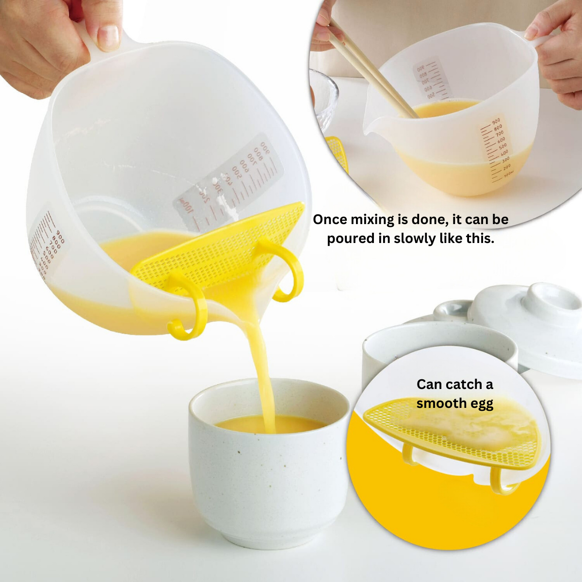 Tamahashi Egg Filter Bowl Yellow