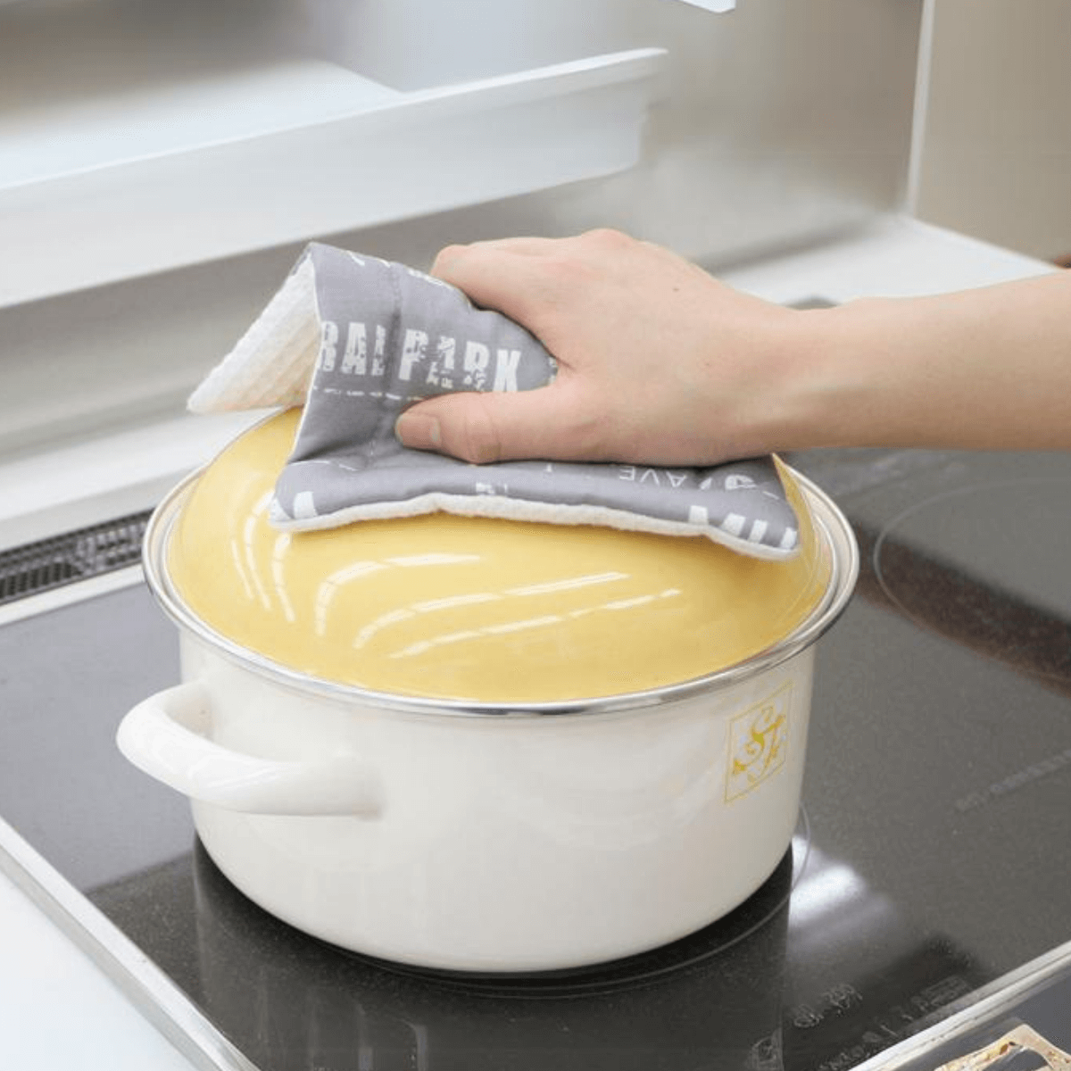 Sanbelm Kitchen Pot Holder Table Wiper Grey