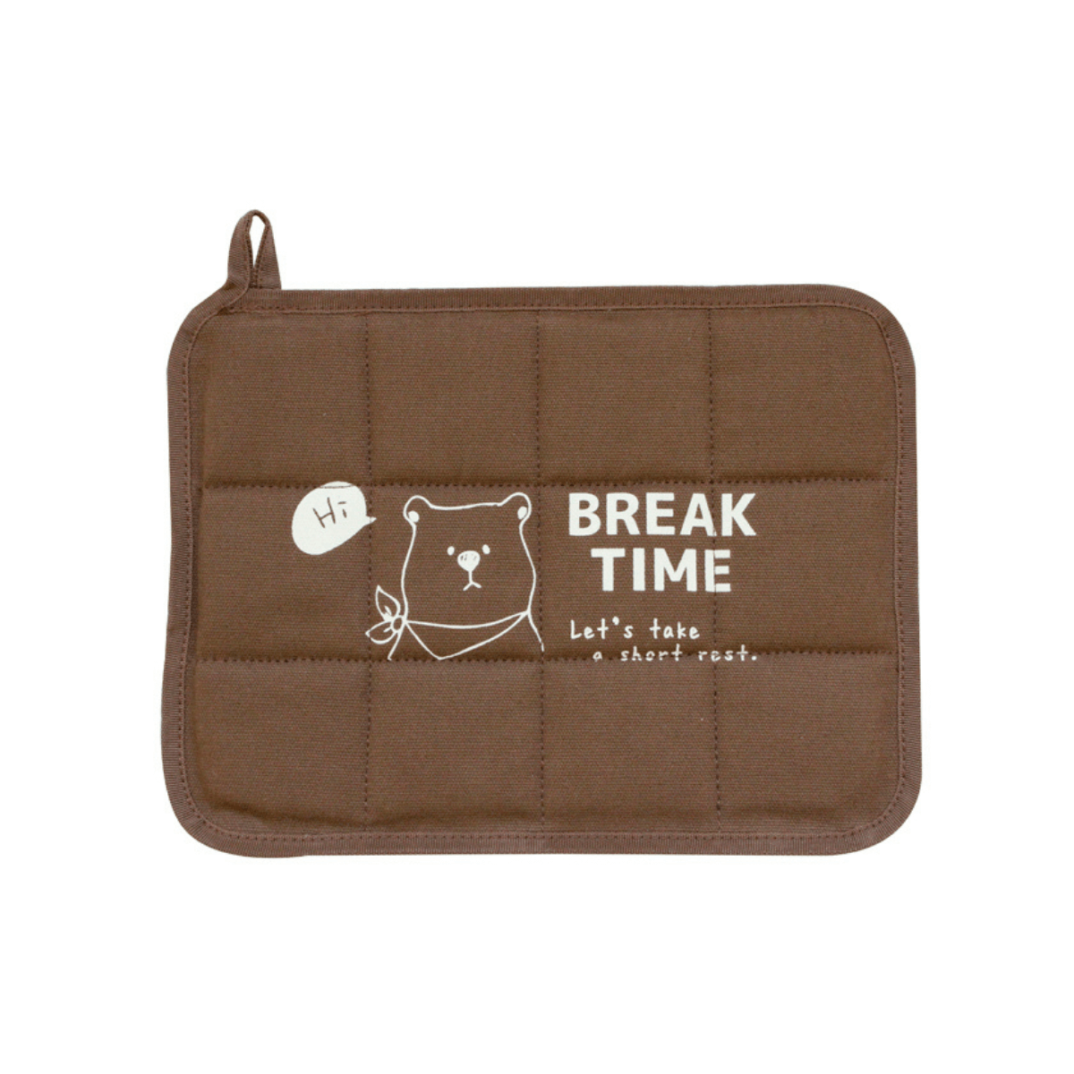 Sanbelm Pot Mat Bear - Brown