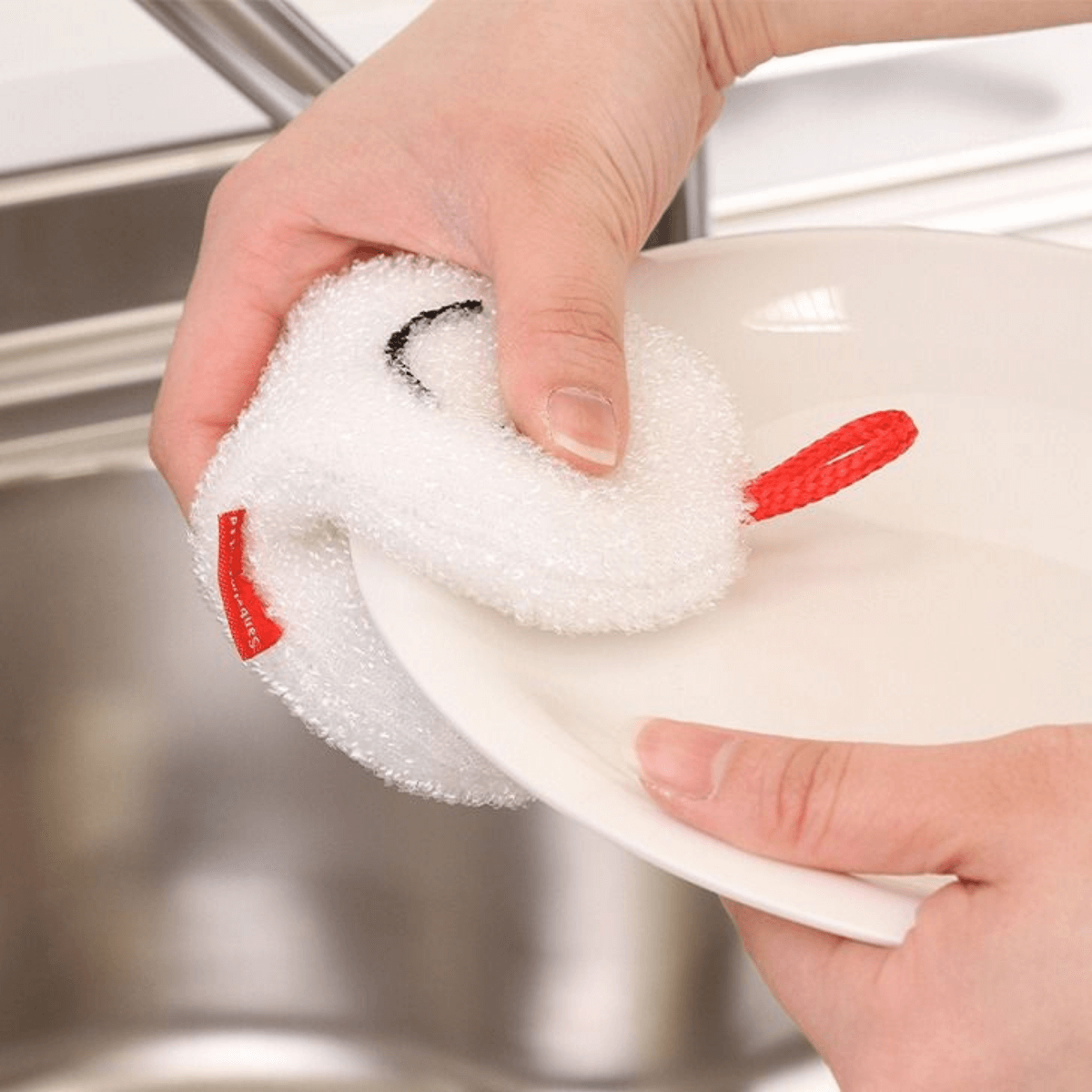 Sanbelm Nicott Smile Cleaning Sponge - White