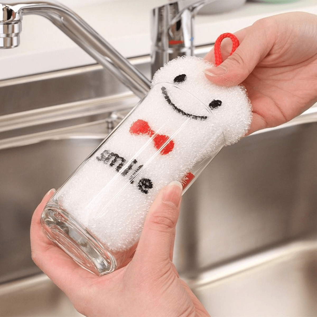 Sanbelm Nicott Smile Cleaning Sponge - White
