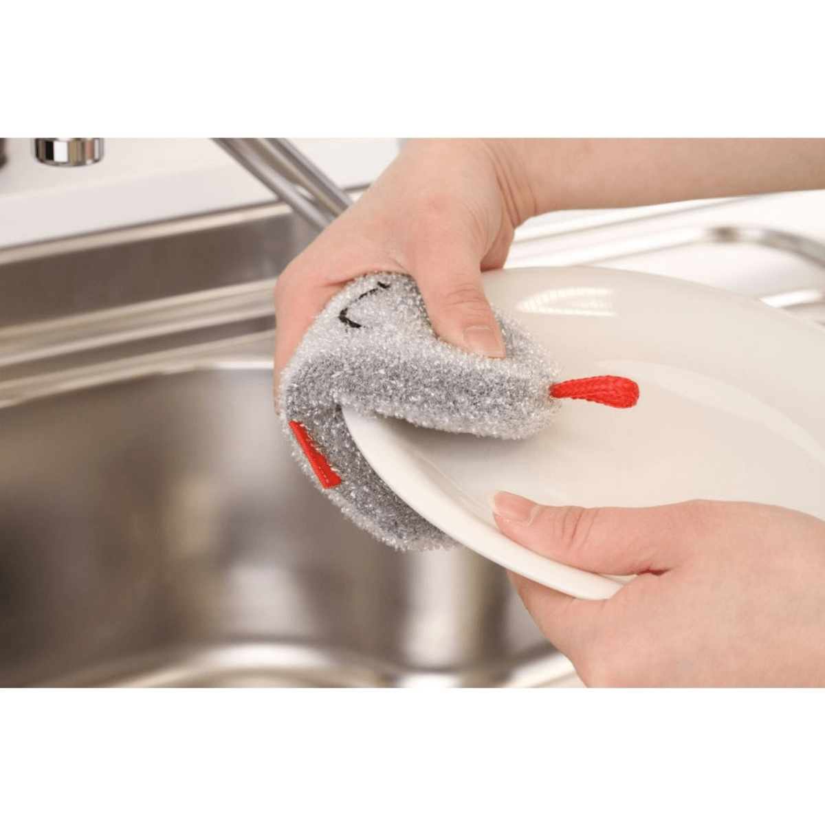 Sanbelm Nicott Good Cleaning Sponge - Grey