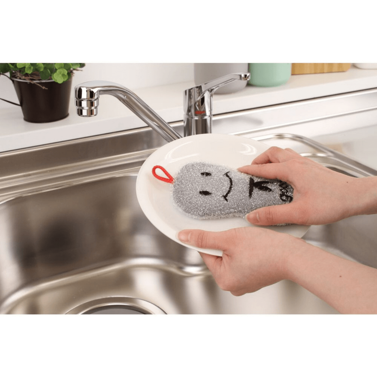 Sanbelm Nicott Good Cleaning Sponge - Grey