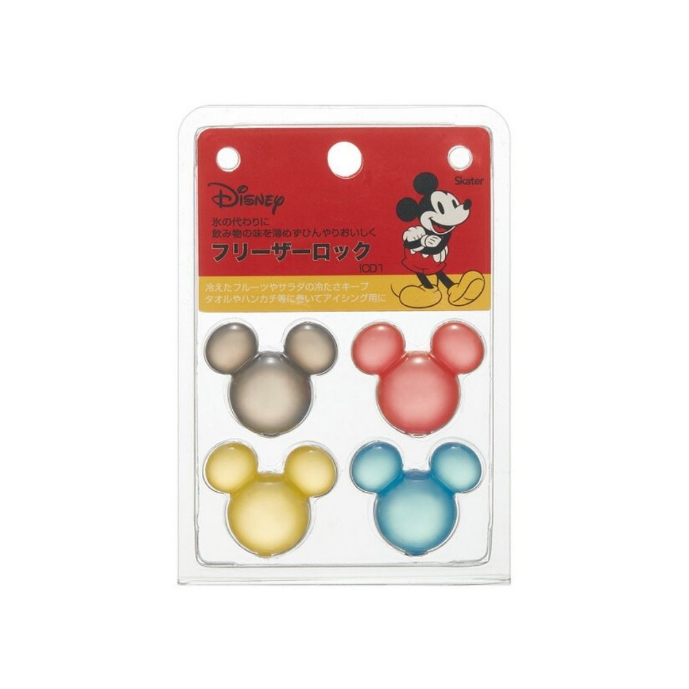 Skater Hard Ice Pack 4pc - Mickey Mouse