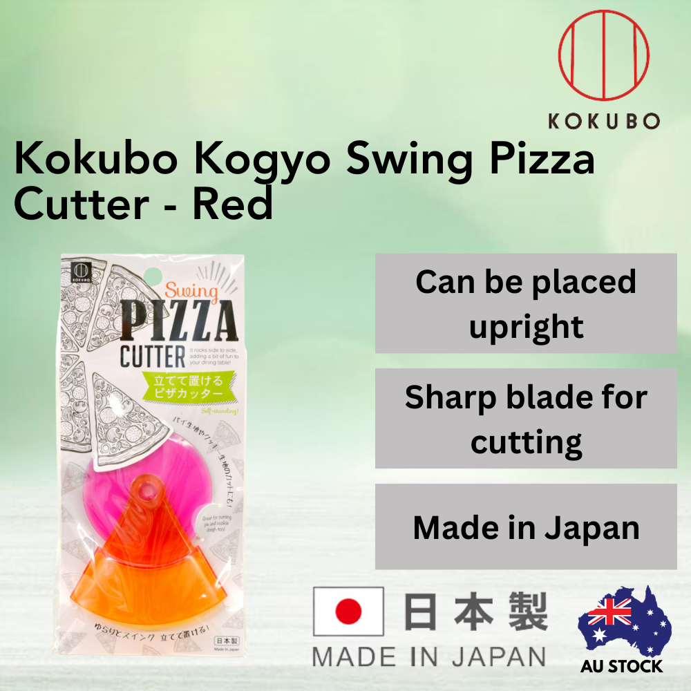 Kokubo Kogyo Swing Pizza Cutter - Red