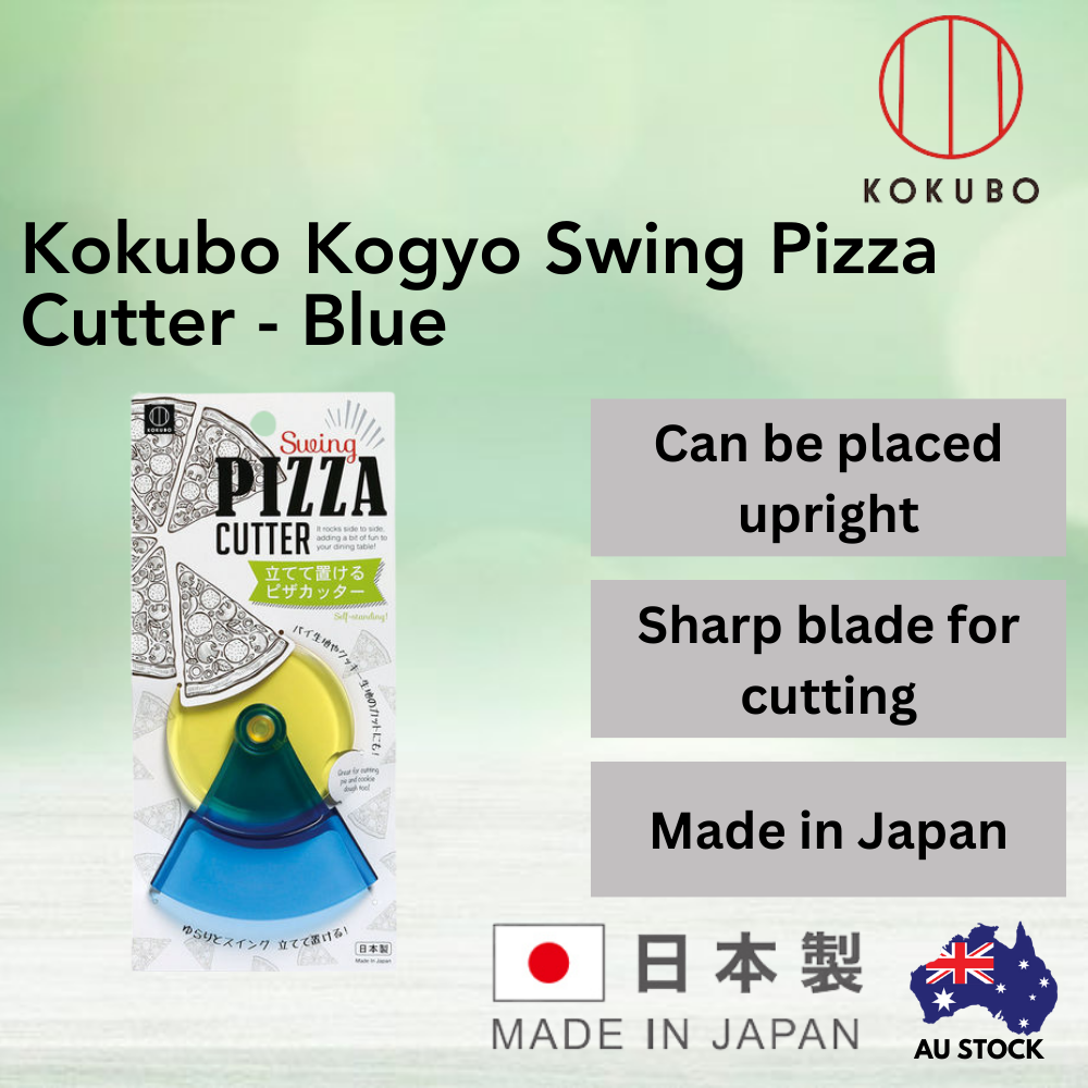 Kokubo Kogyo Swing Pizza Cutter - Blue
