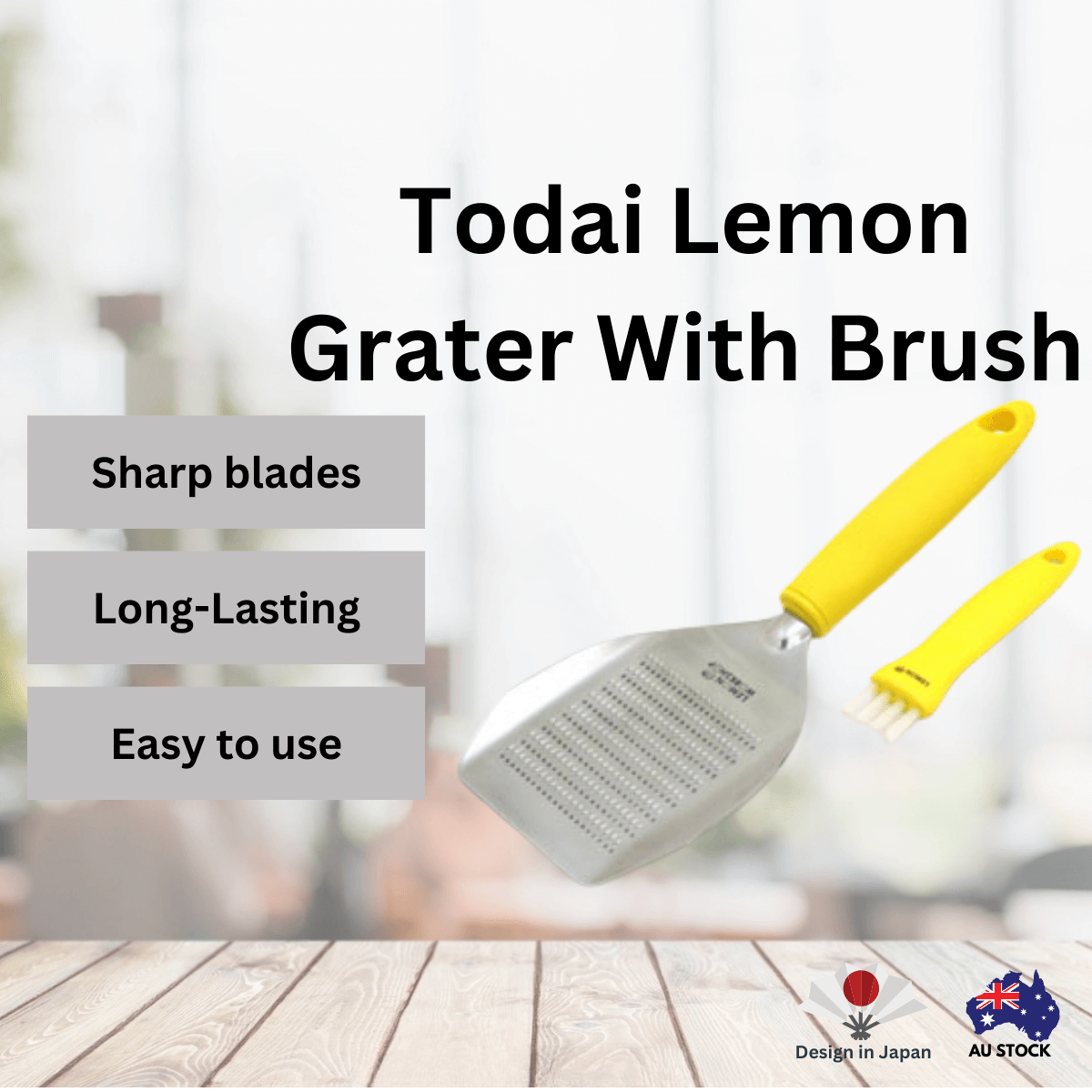 Todai Lemon Grater with Brush