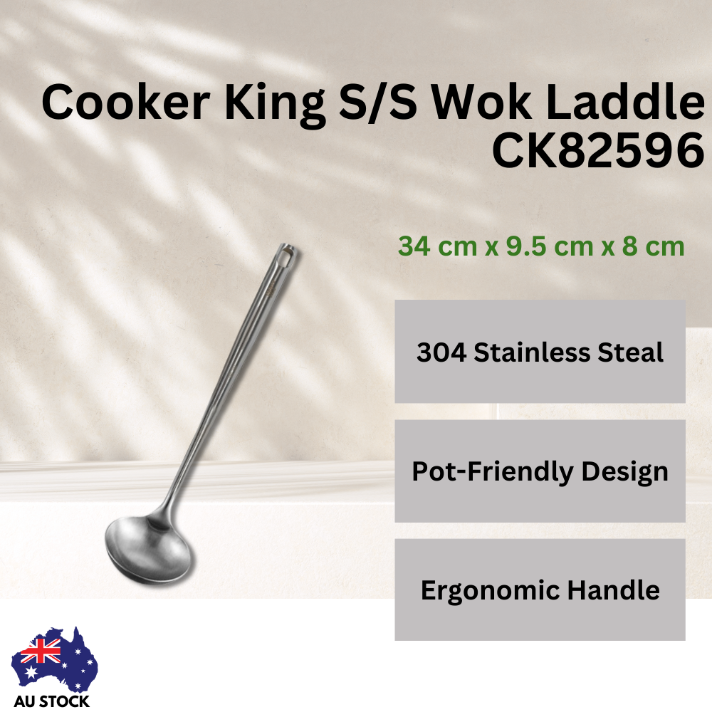 Cooker King S/S Wok Laddle CK82596