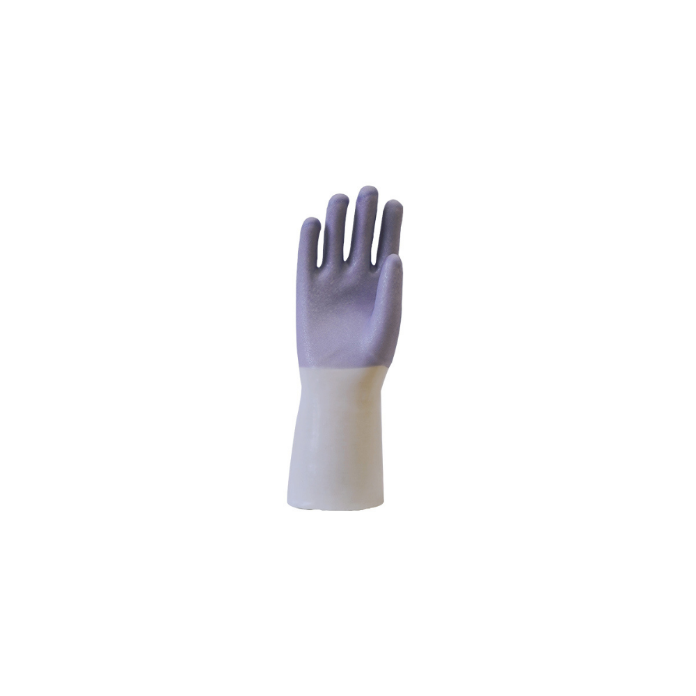 Huaji Polyester Lined Household Cleaning Gloves 32cm - (M)