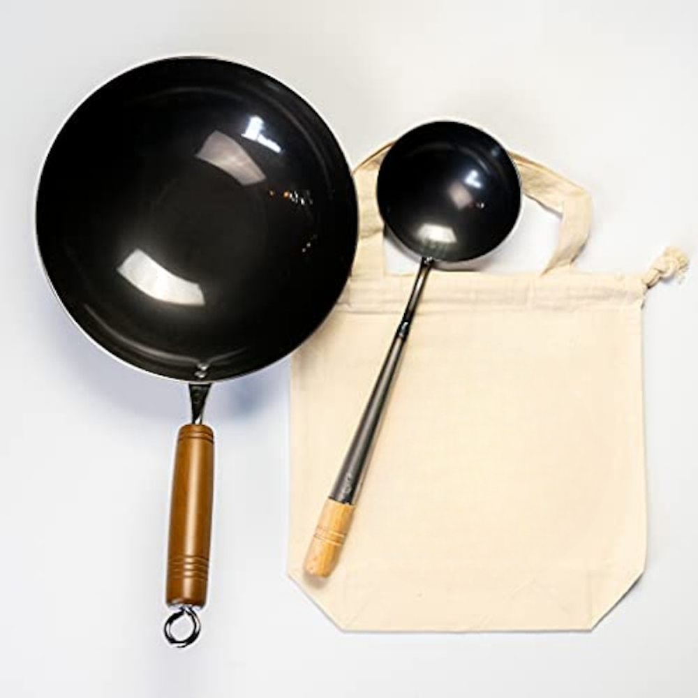 Kanda Iron Pan/Iron (Superior) Chinese Ladle Medium