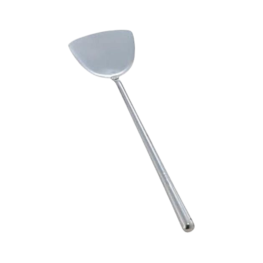 Kanda 18-0 Integrated Handle Pipe Chinese Spatula Medium
