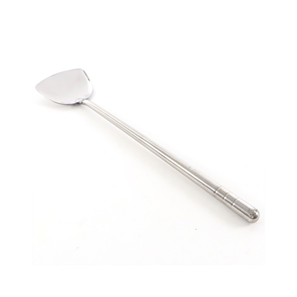 Kanda 18-0 Integrated Handle Pipe Chinese Spatula Small