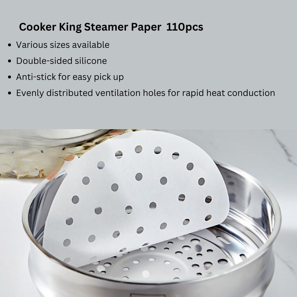 Cooker King Steamer Paper 110pcs