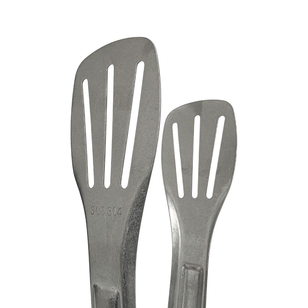 Kylin Retro-Style 304 Stainless Steel Tongs with Drainage Slots