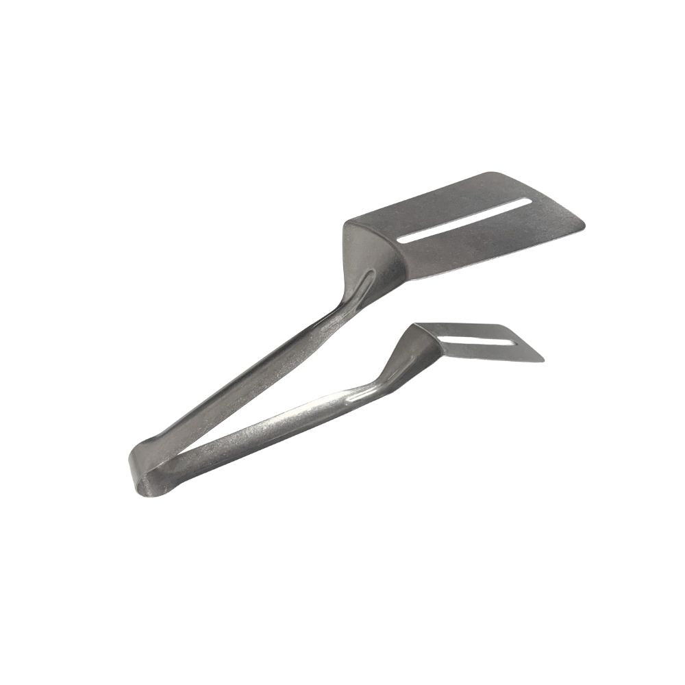 Kylin Retro-Style 304 Stainless Steel Frying Shovel Clip with Drainage Slots