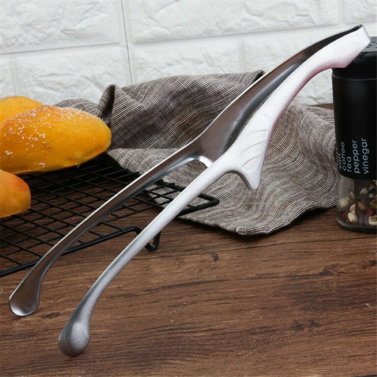 Kylin Korean Retro-Style Self-Standing Grill Tongs with Round Head