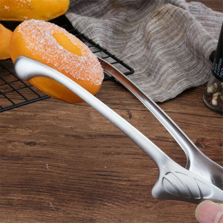 Kylin Korean Retro-Style Self-Standing Grill Tongs with Round Head
