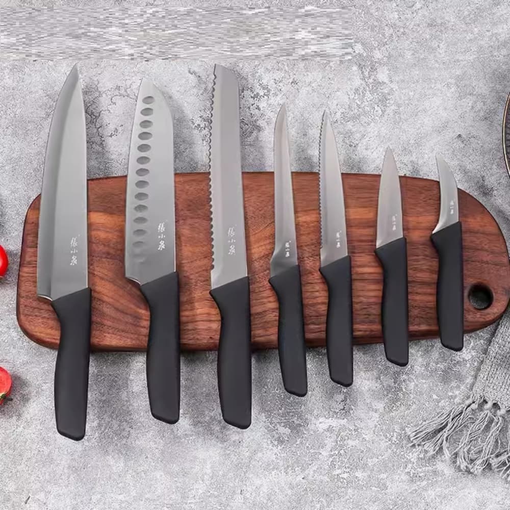 ZXQ D60027000S Black Knight Western Knife 7pc Set