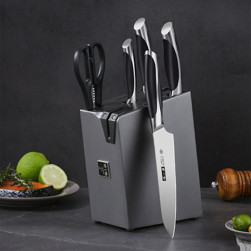 ZXQ Zhangxiaoquan D31510100 Sailling Plus Series 6pc Knife Block Set