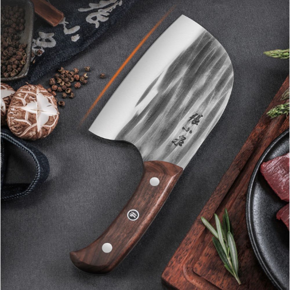 ZXQ D51242400 Ancient Forging Series Round Head Chinese Chef's Knife 160mm