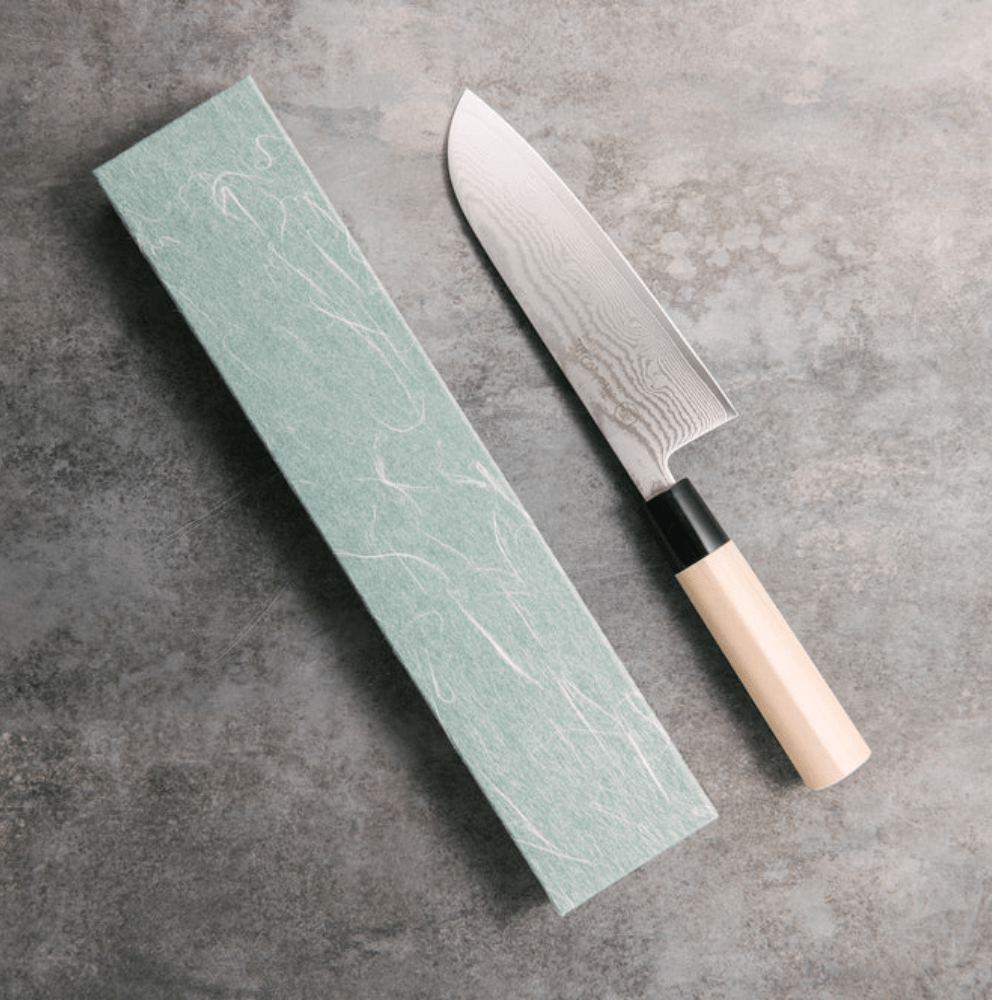 Yokoyama Enjin No Takumi Santoku Knife 165mm Made In Japan