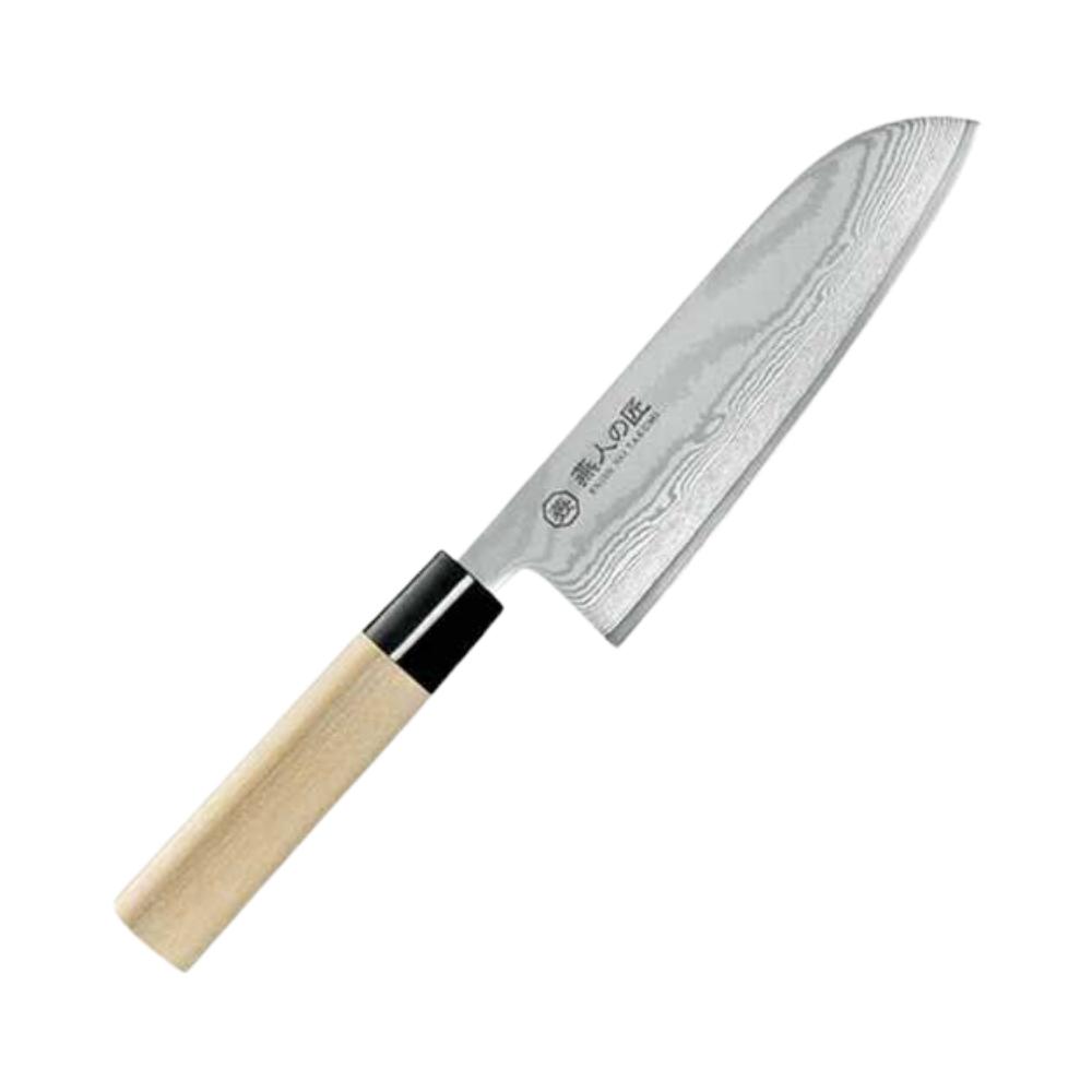 Yokoyama Enjin No Takumi Santoku Knife 165mm Made In Japan