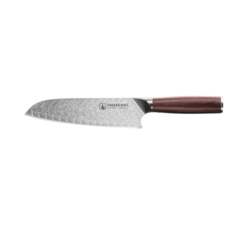 Cooker King Damascus Canglang Santoku Knife