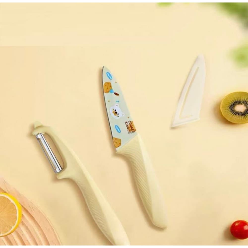 Cooker King Little Bear Paradise Fruit Knife and Peeler 2pc