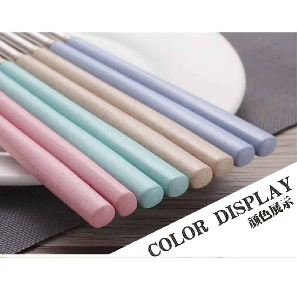 Yesjoy Wheat 304 Stainless Steel Chopsticks 5 pairs X333A
