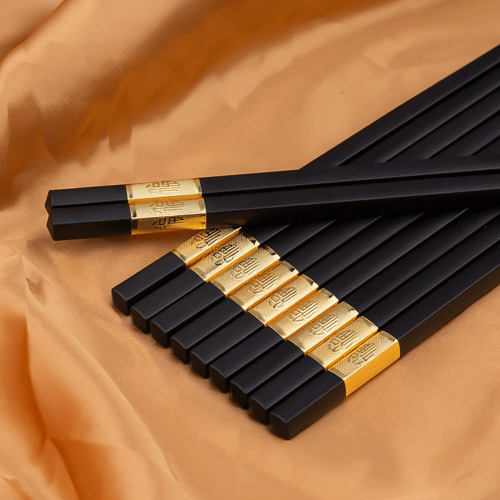 Yesjoy Fu Wan Alloy Chopsticks 10 Pair KJ376A