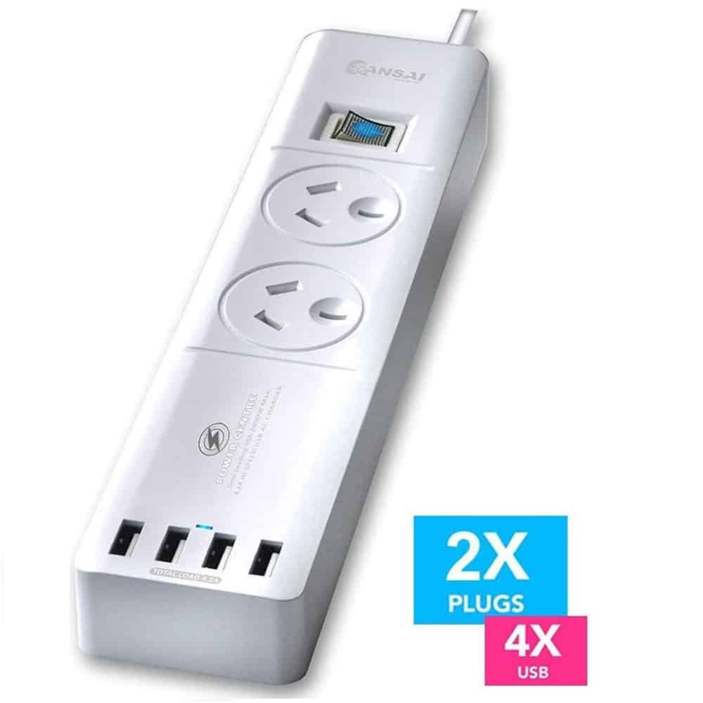 Sansai USB Power Board 2 Sockets