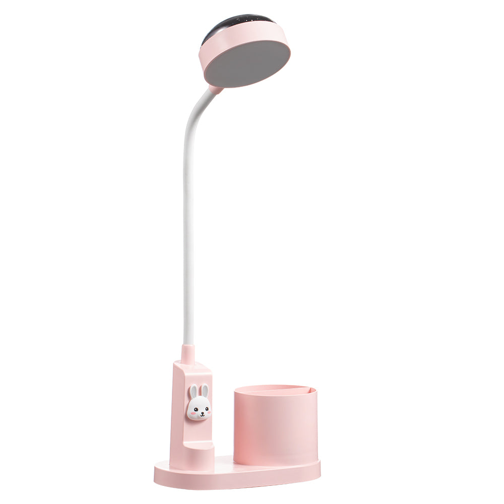 XYD T2 Phantom Desk Lamp Table Projector with Phone Holder in Pink