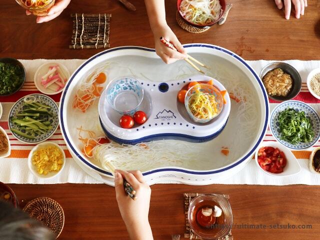 Pearl Life Japanese Battery Flowing Somen Cold Noodles Slider Machine